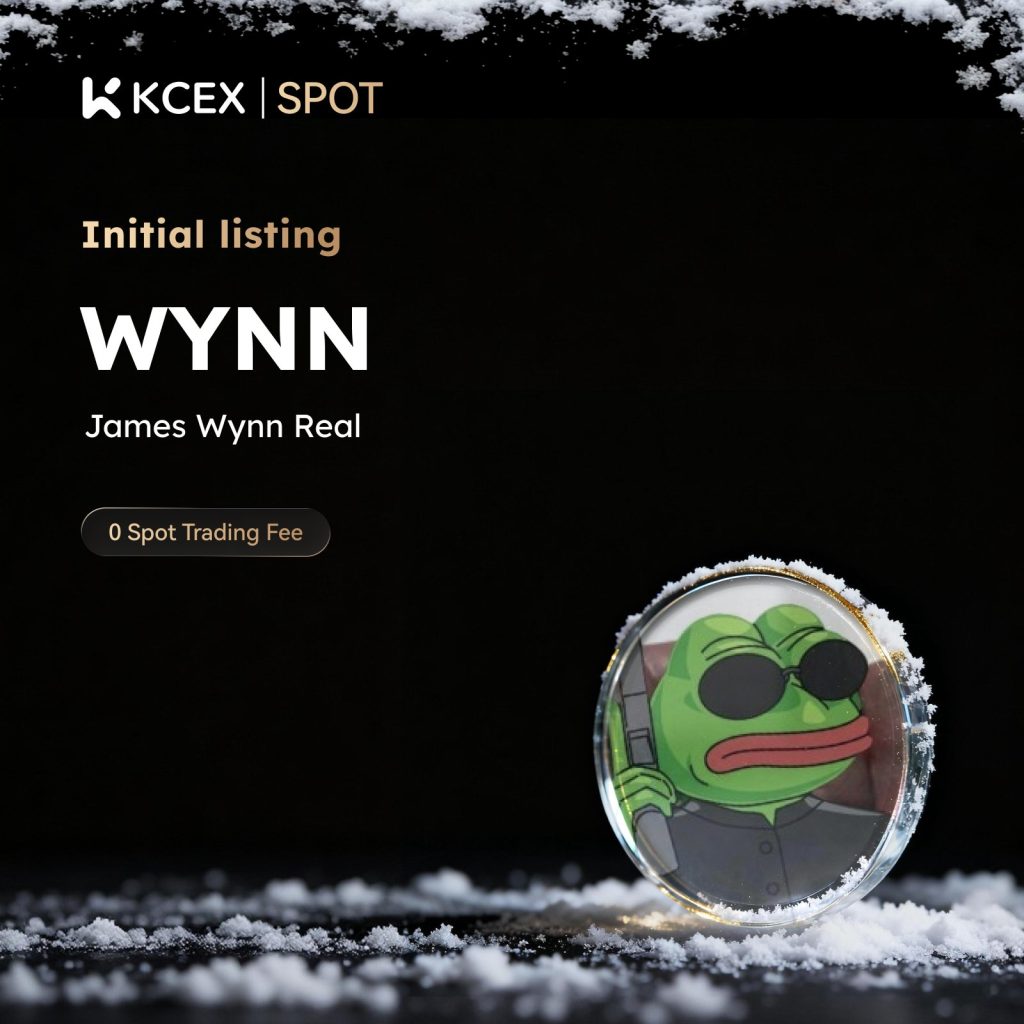 لیست شدن توکن WYNN در بازار اسپات صرافی کی سی ای ایکس در دی ۱۴۰۴