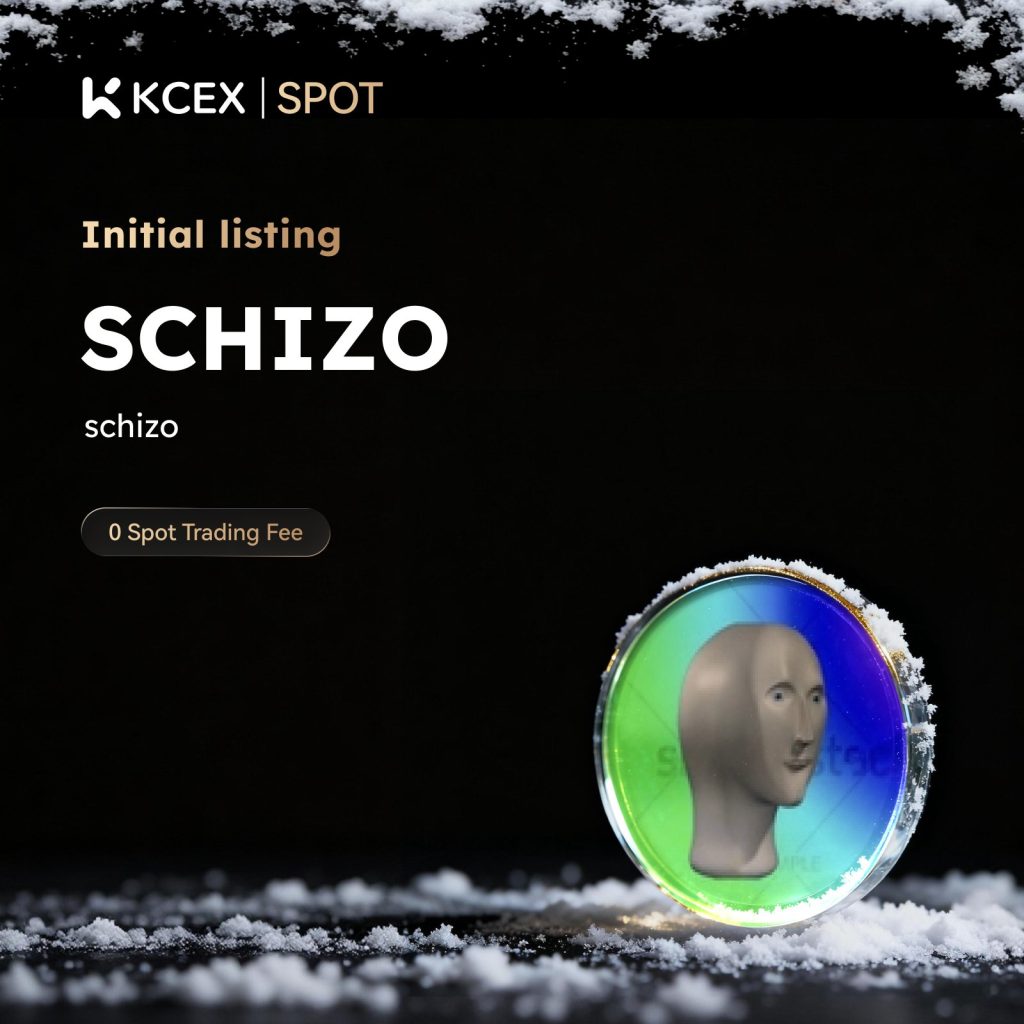 لیست شدن توکن SCHIZO در بازار اسپات کی سی ای ایکس در دی ۱۴۰۴