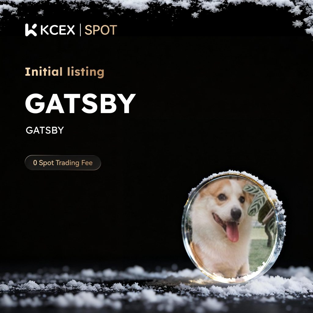 لیست شدن توکن GATSBY در صرافی کی سی ای ایکس در ۸ دسامبر ۲۰۲۵