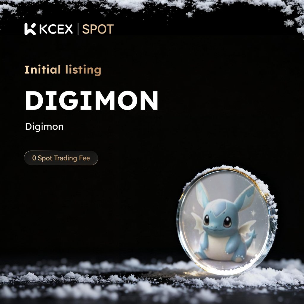 لیست شدن توکن DIGIMON در صرافی کی سی ای ایکس در آذر ۱۴۰۴
