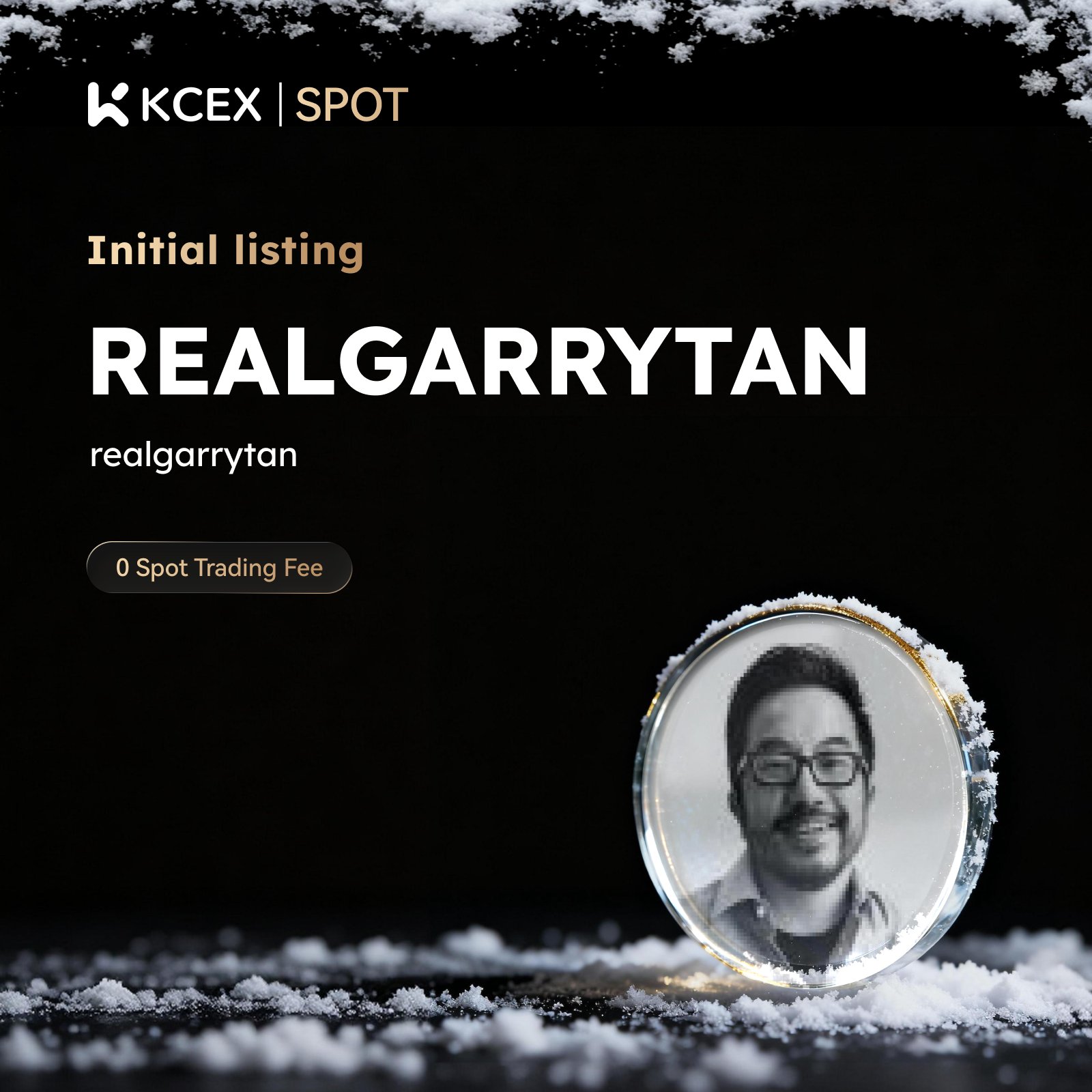 افزوده شدن توکن REALGARRYTAN به بازار اسپات کی سی ای ایکس در ۲۵ دسامبر