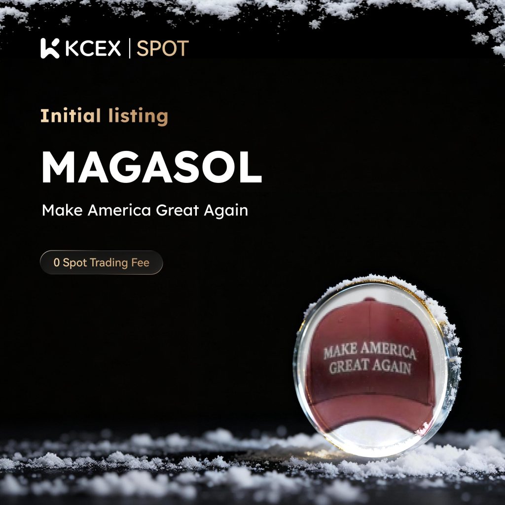 لیست شدن توکن MAGASOL در صرافی کی سی ای ایکس