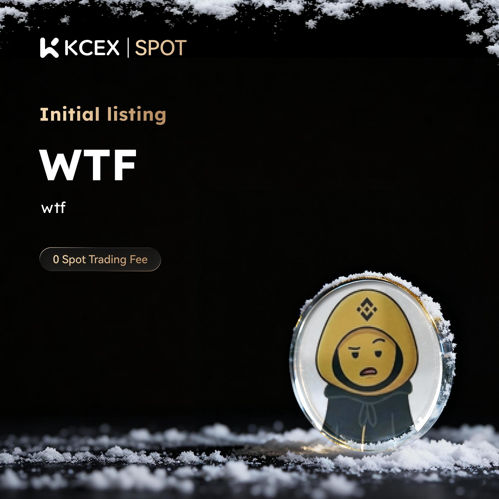 لیست شدن توکن WTF در صرافی کی سی ای ایکس در دی ۱۴۰۴