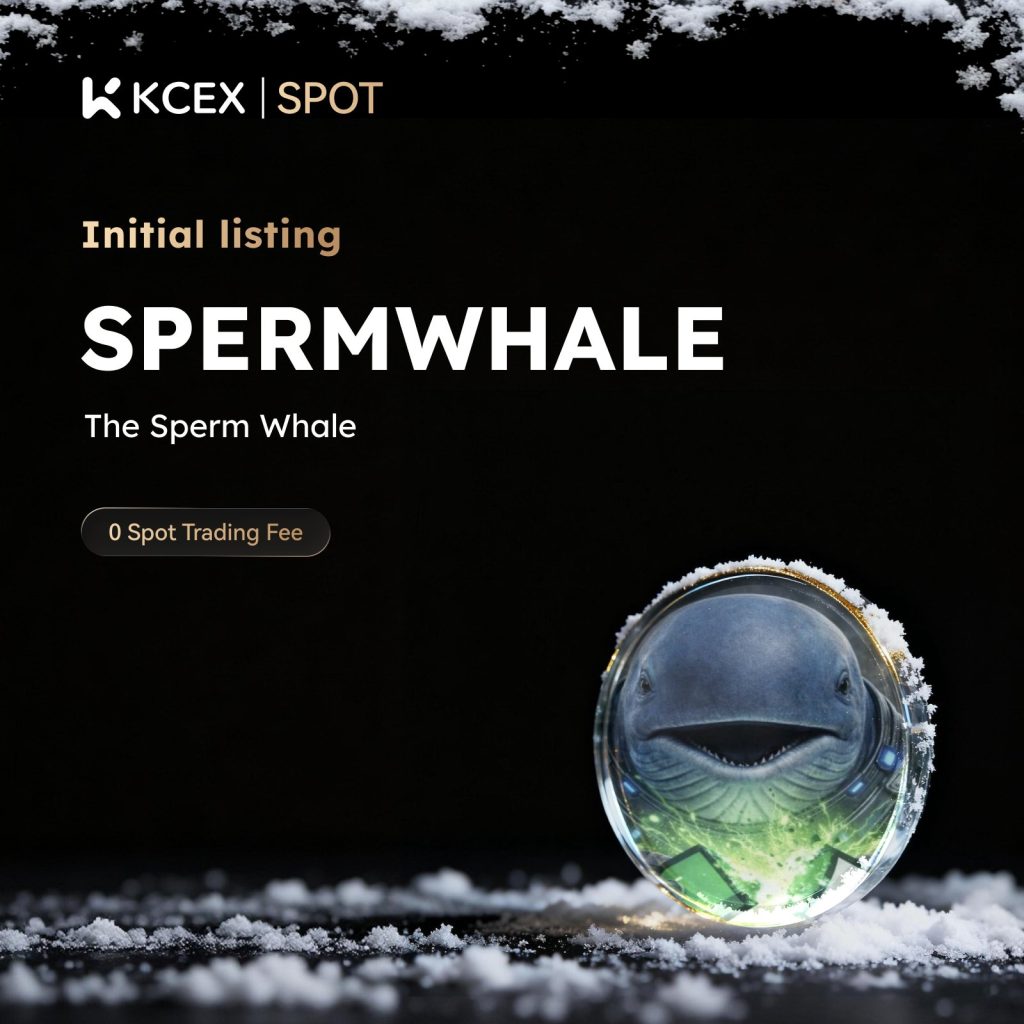 لیست شدن توکن SPERMWHALE در صرافی کی سی ای ایکس در دی ۱۴۰۴