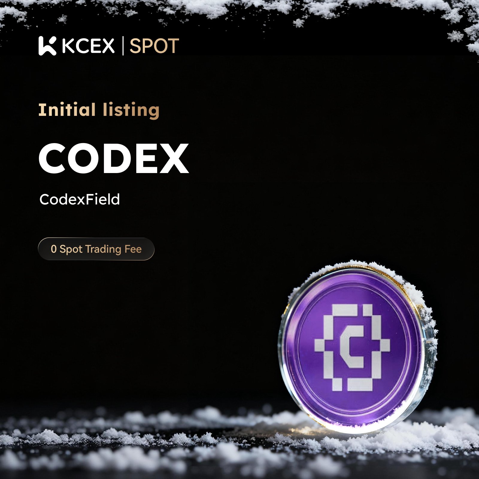 آغاز معاملات توکن CODEX در صرافی کی سی ای ایکس در ژانویه ۲۰۲۶