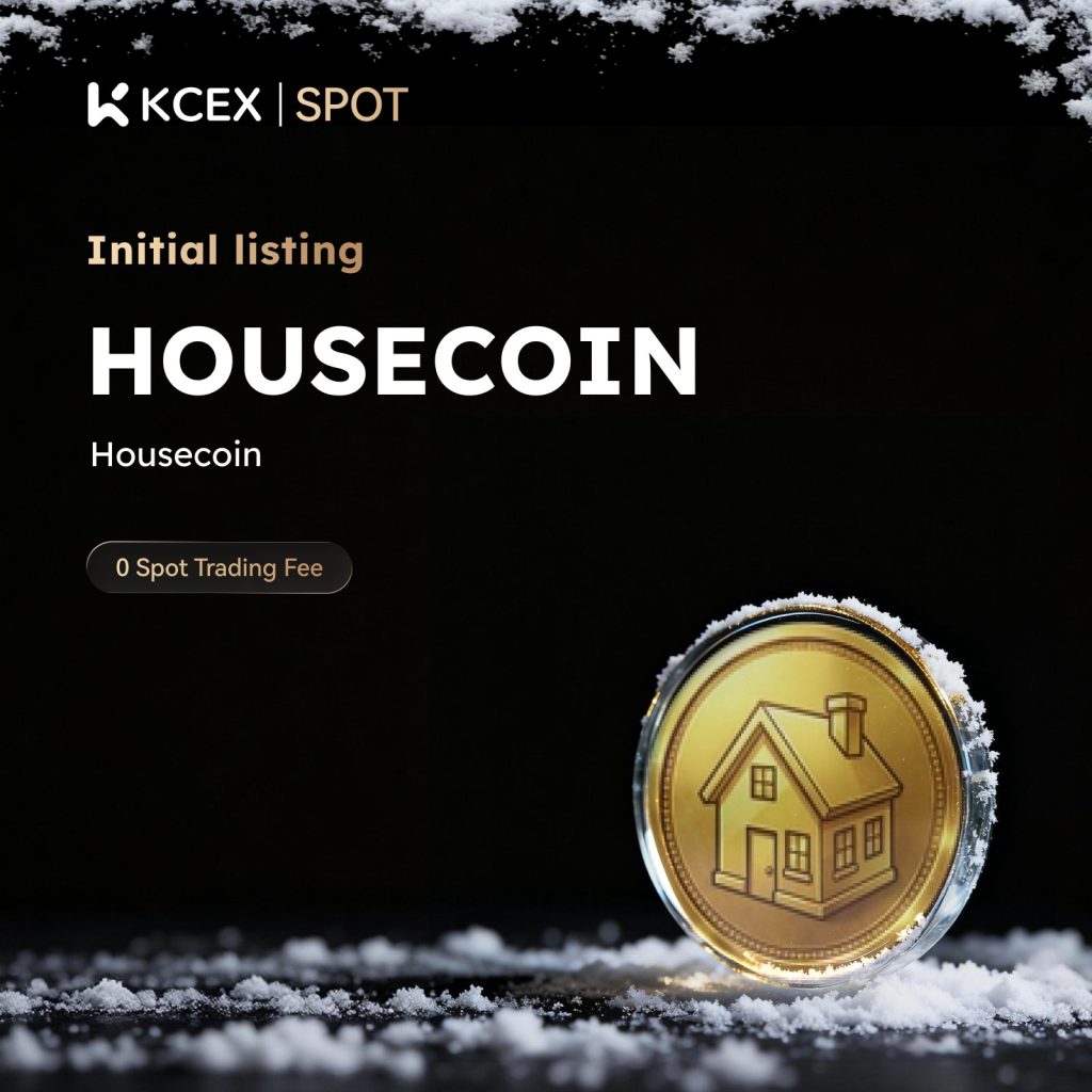HOUSECOIN در صرافی کی سی ای ایکس لیست شد در ۳ ژانویه ۲۰۲۶