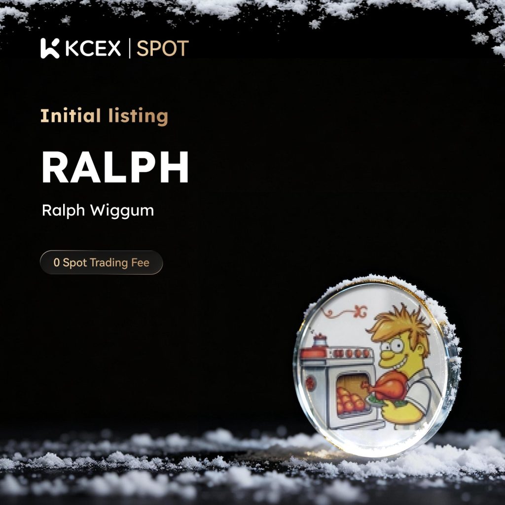 توکن RALPH در بازار اسپات صرافی کی سی ای ایکس لیست شد