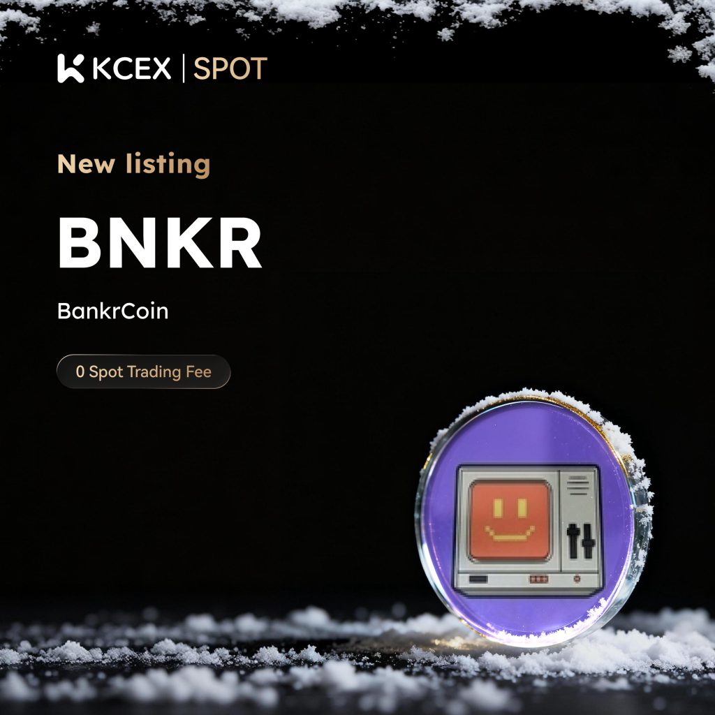 لیست شدن توکن BNKR در صرافی کی سی ای ایکس در بهمن ۱۴۰۴