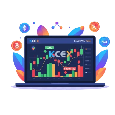 معاملات فیوچرز در صرافی KCEX با نمایش نمودار قیمت