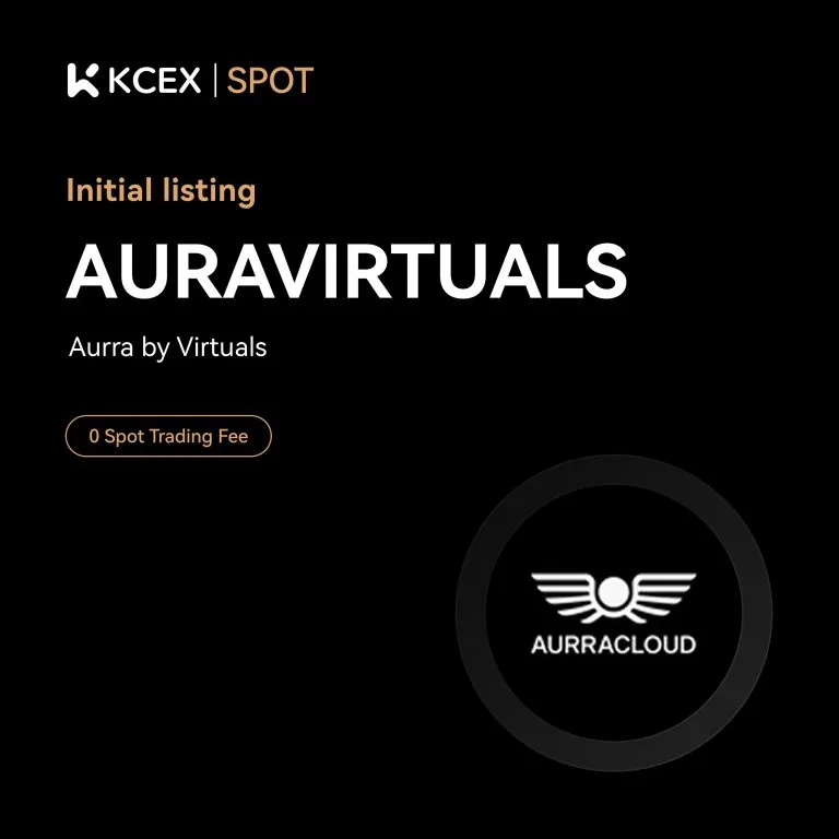 توکن AURAVIRTUALS در صرافی کی سی ای ایکس به بازار اسپات در ۲۷ اکتبر ۲۰۲۵ اضافه شد