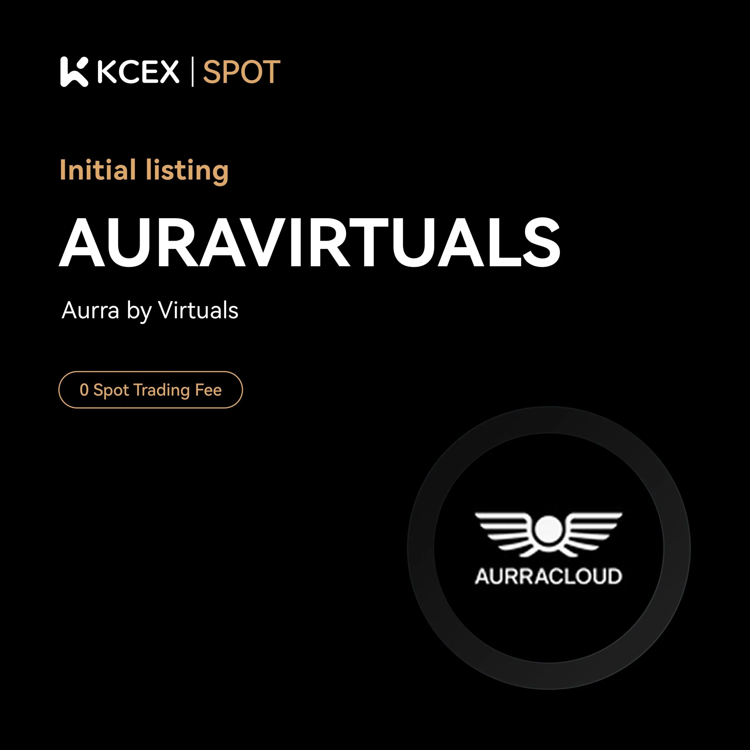 توکن AURAVIRTUALS در صرافی کی سی ای ایکس به بازار اسپات در ۲۷ اکتبر ۲۰۲۵ اضافه شد