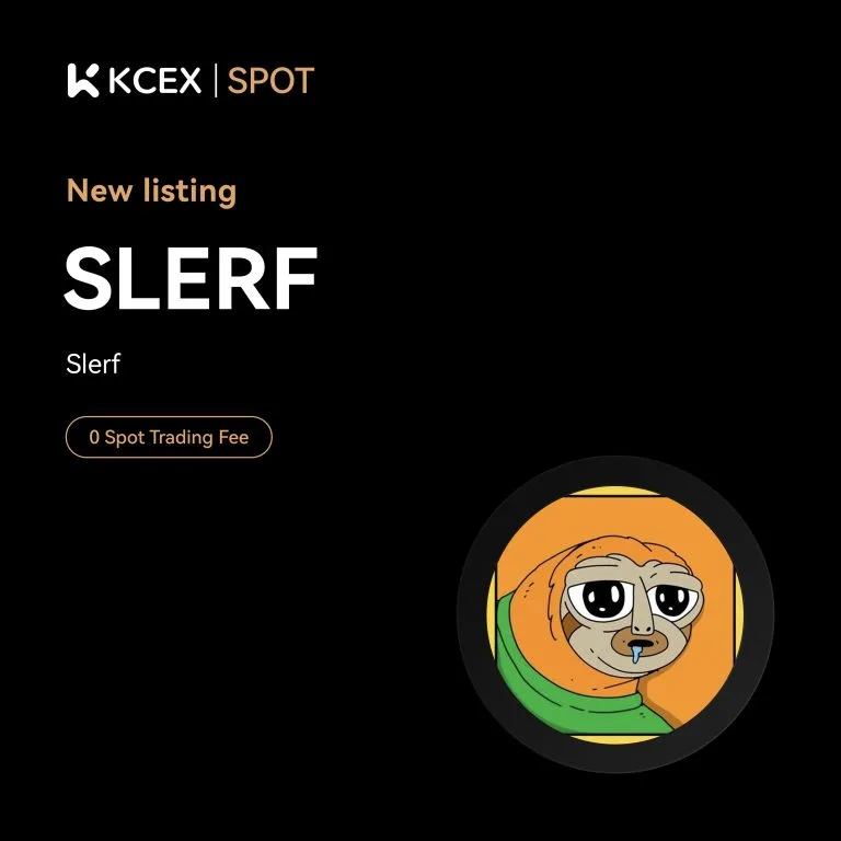 توکن SLERF در ۲۲ اکتبر به بازار اسپات کی سی ای ایکس اضافه شد