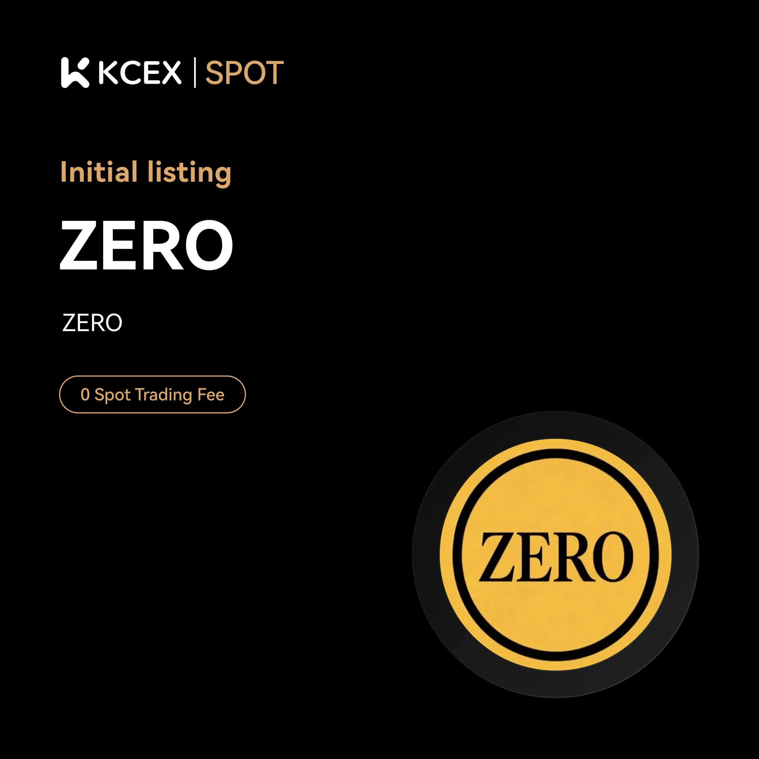 لیست شدن توکن‌های ZERO و ORDER در صرافی کی سی ای ایکس در ۶ اکتبر ۲۰۲۵