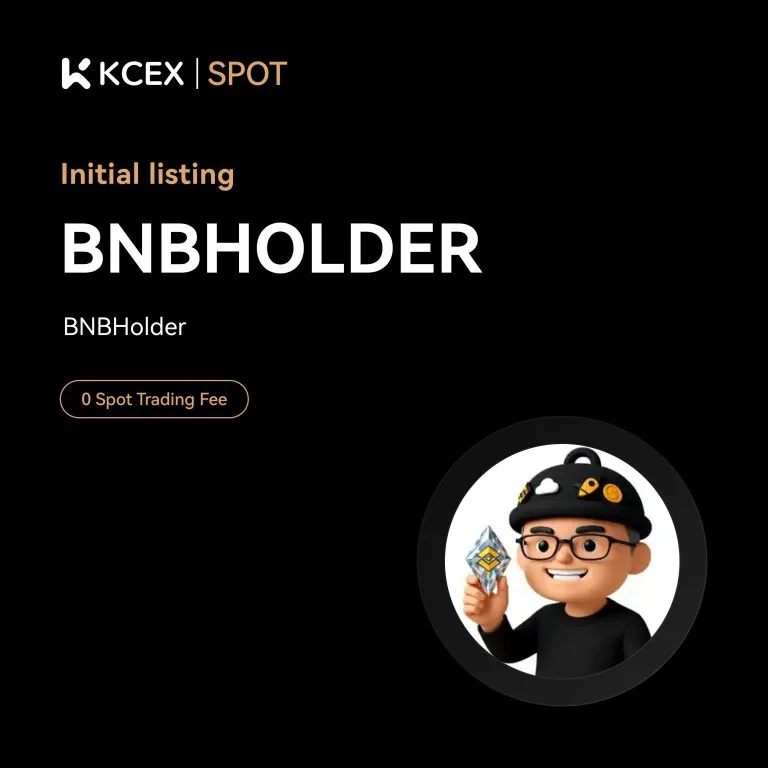 توکن BNBHOLDER در ۹ اکتبر ۲۰۲۵ به لیست بازار اسپات و فیوچرز کی سی ای ایکس اضافه شد