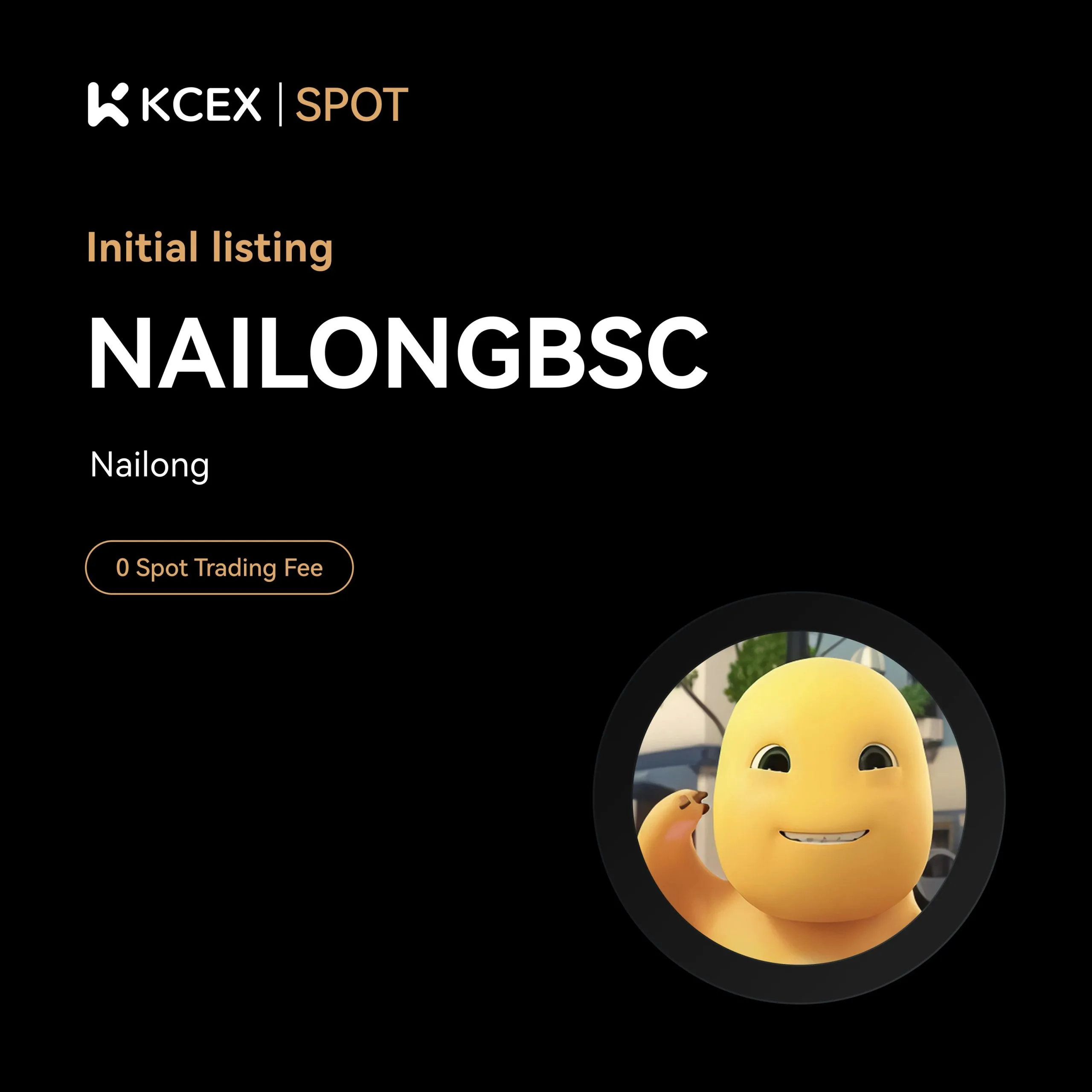 لیست شدن توکن NAILONGBSC در ۱۳ اکتبر در کی سی ای ایکس