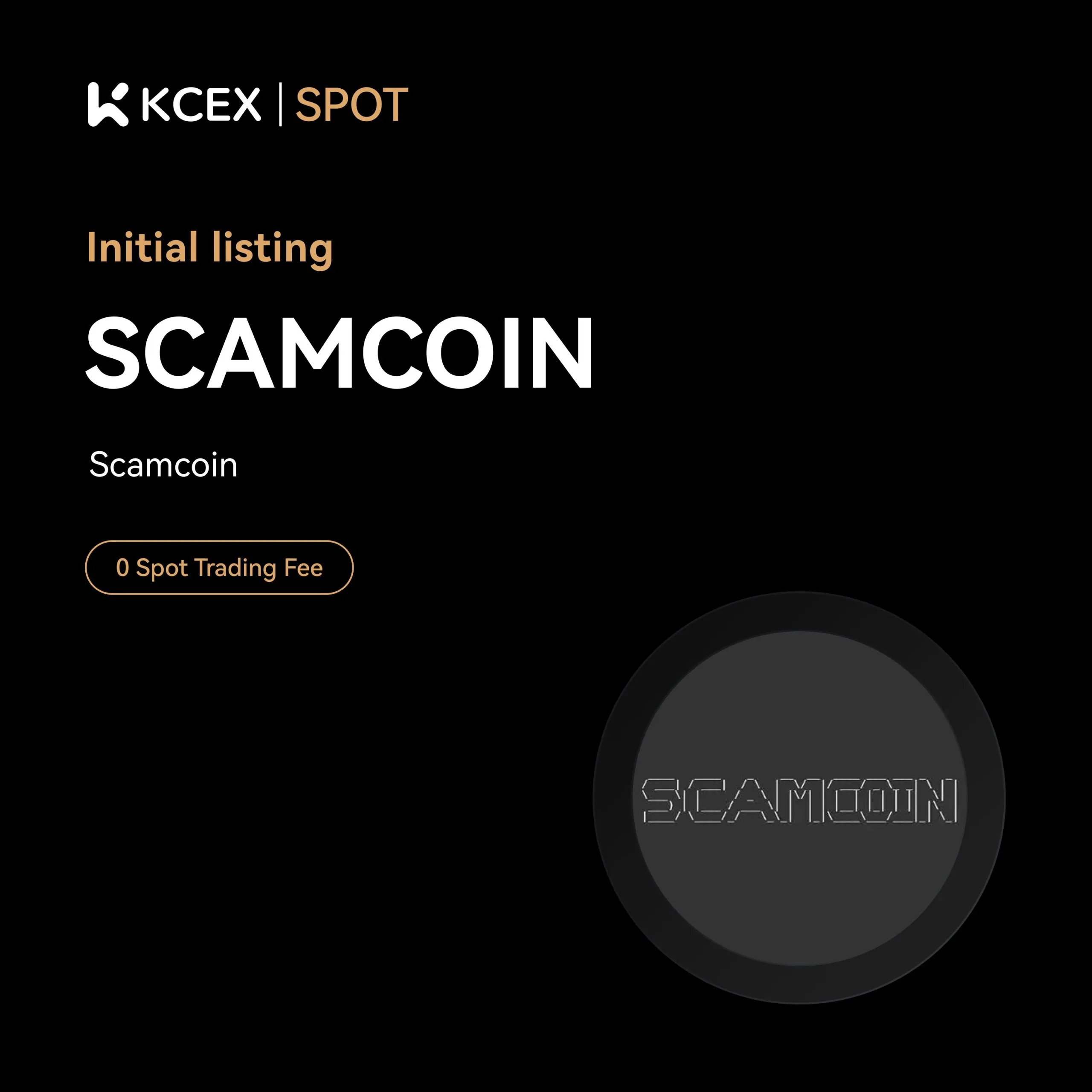 لیست شدن توکنهای SCAMCOIN و Z در ۲۰ اکتبر ۲۰۲۵ در کی سی ای ایکس