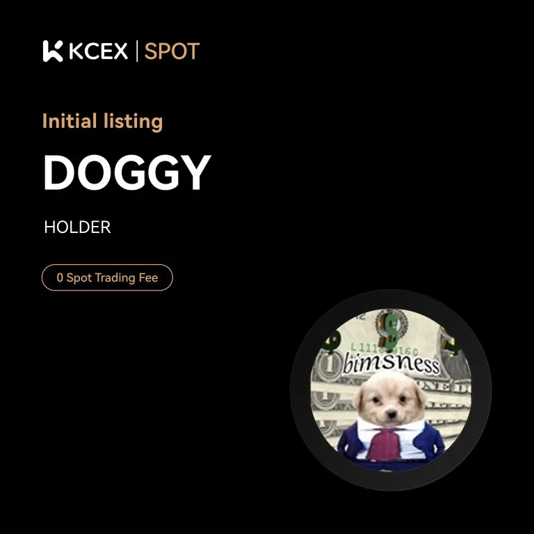 لیستینگ توکن DOGGY در صرافی کی سی ای ایکس در ۲۴ مهر ۱۴۰۴