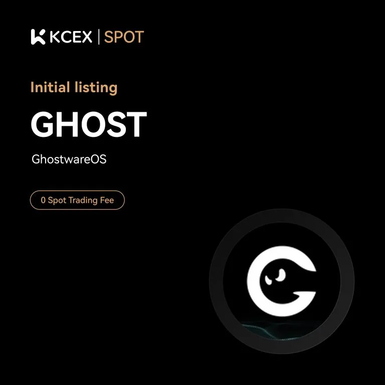 توکن GHOST در ۲۹ اکتبر به لیست صرافی کی سی ای ایکس اضافه شد