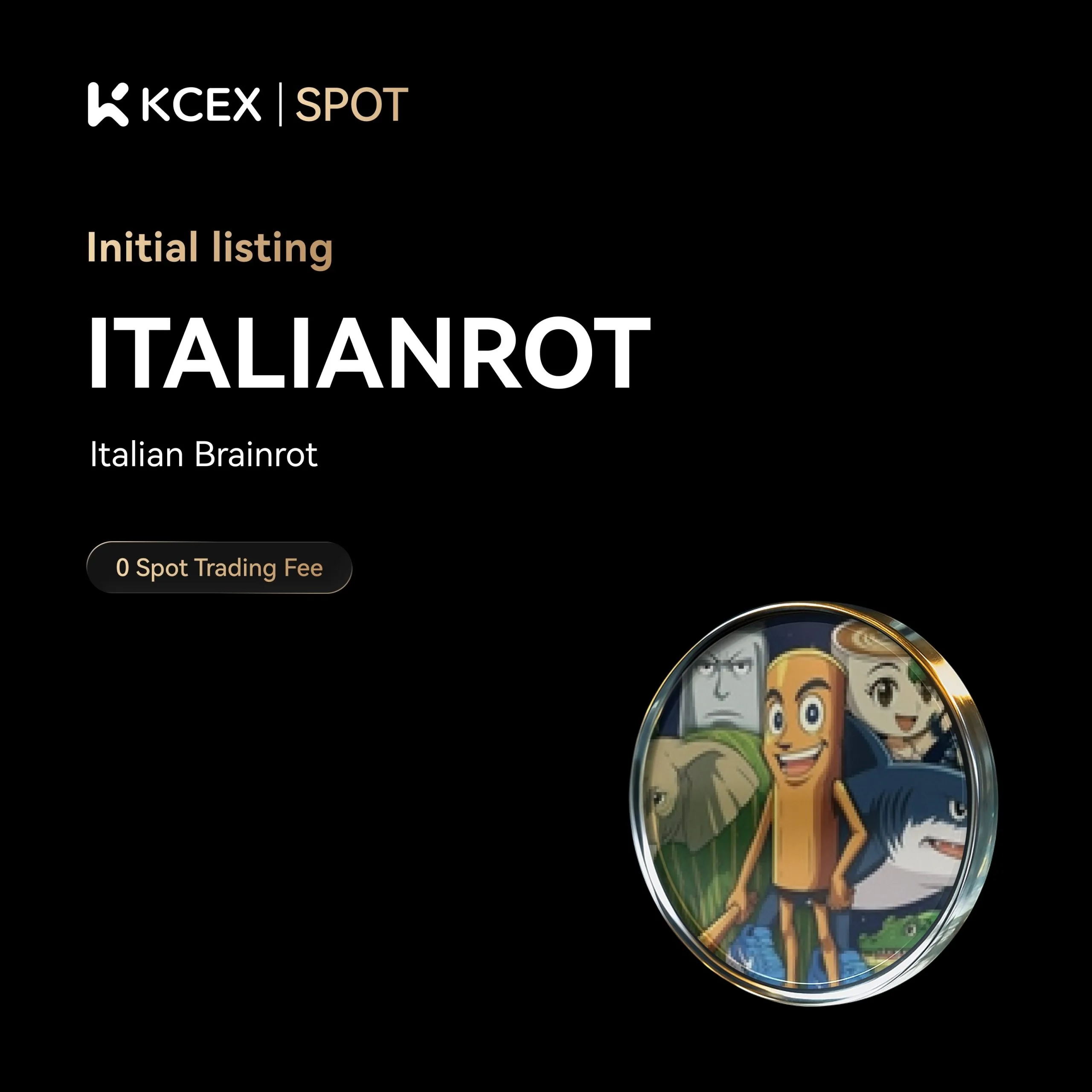 آغاز معاملات توکن ITALIANROT در بازار اسپات کی سی ای ایکس در ۲۸ آبان ۱۴۰۴