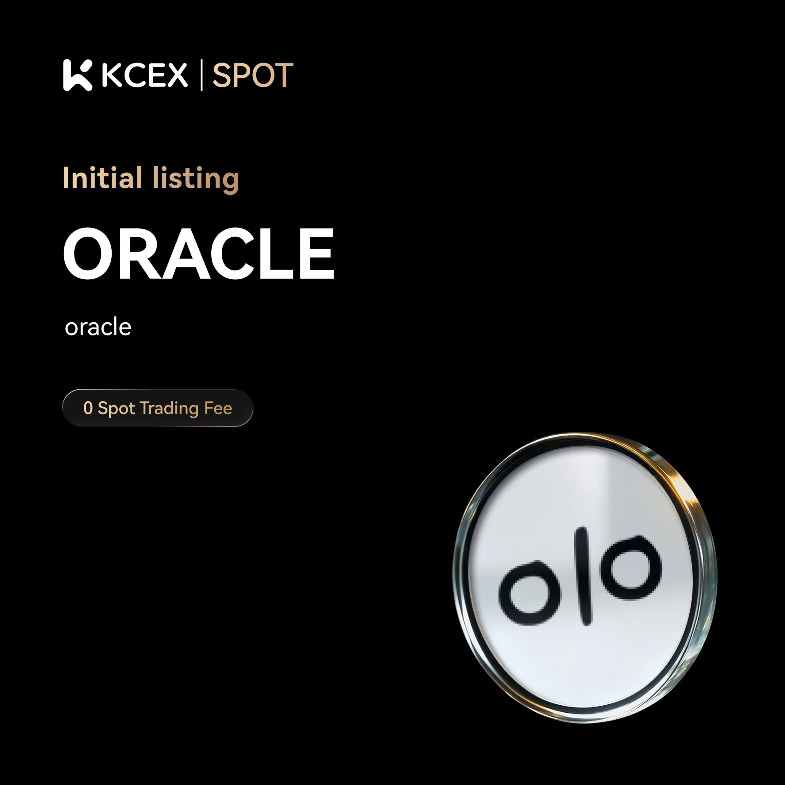 توکن ORACLE در ۱۲ نوامبر به لیست بازار اسپات کی سی ای ایکس پیوست