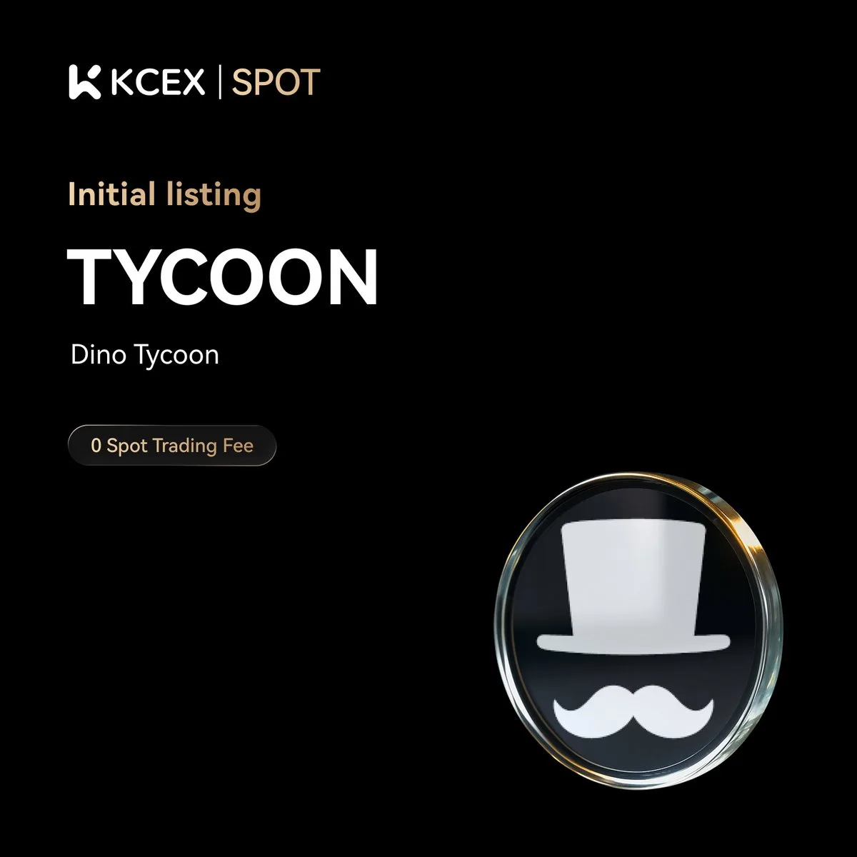 معامله توکن TYCOON در بازار اسپات کی سی ای ایکس ۴ نوامبر ۲۰۲۵ آغاز شد