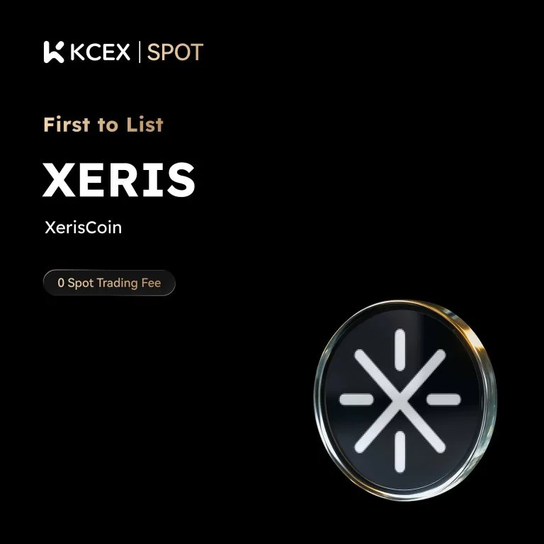 توکن XERIS در ۲۸ آبان به بازار اسپات کی سی ای ایکس اضافه شد