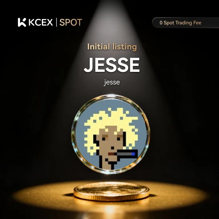 توکن JESSE در بازار اسپات کی سی ای ایکس از ۲۱ نوامبر ۲۰۲۵ قابل معامله شد