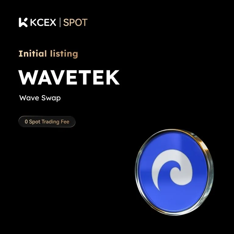 درج توکن WAVETEK در بازار اسپات کی سی ای ایکس در ۲۹ نوامبر ۲۰۲۵