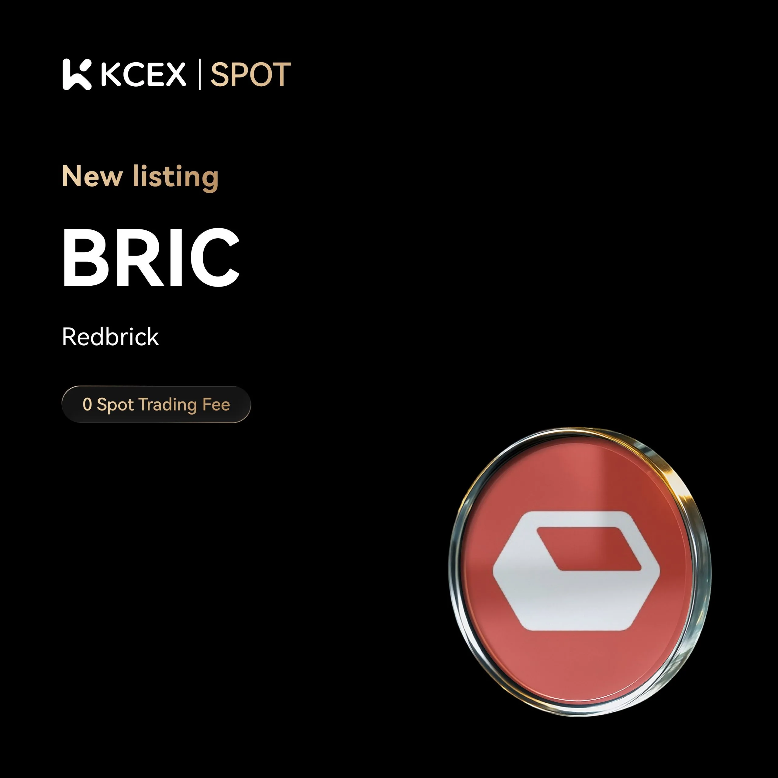 توکن BRIC در ۹ نوامبر به لیست ارزهای صرافی کی سی ای ایکس اضافه شد