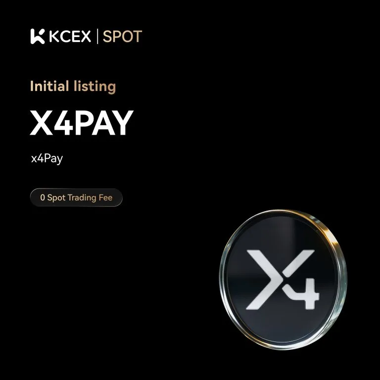 لیست شدن توکن X4PAY در ۱۹ آبان به بازار اسپات کی سی ای ایکس