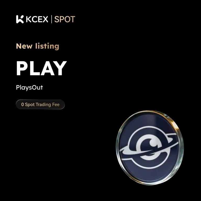 توکن PLAY در ۲۳ نوامبر ۲۰۲۵ به بازار اسپات کی سی ای ایکس اضافه شد