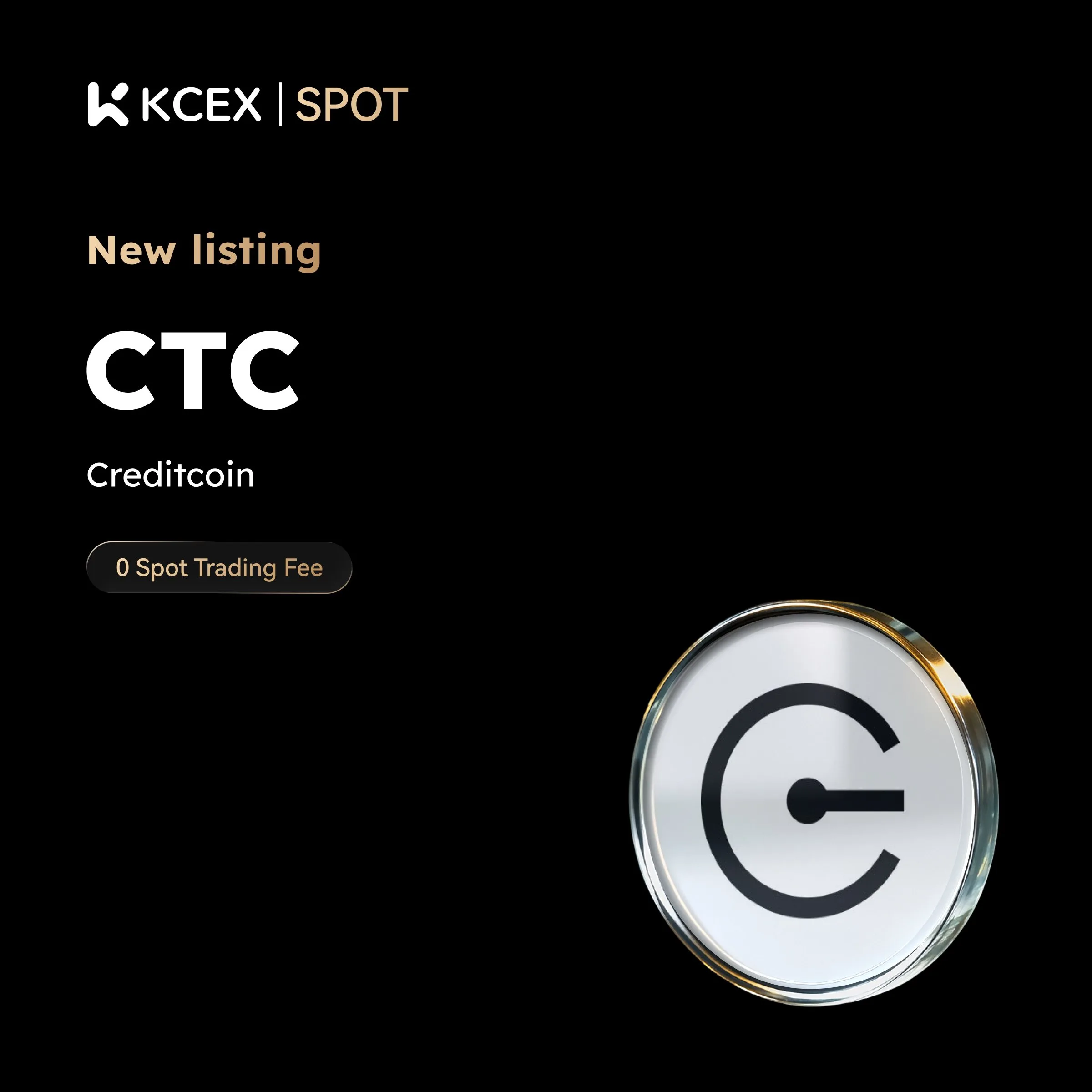 آغاز معاملات توکن CTC در بازار کی سی ای ایکس از ۲۵ نوامبر ۲۰۲۵