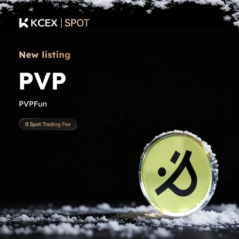 توکن PVP در ۳۱ دسامبر به بازار اسپات کی سی ای ایکس اضافه شد