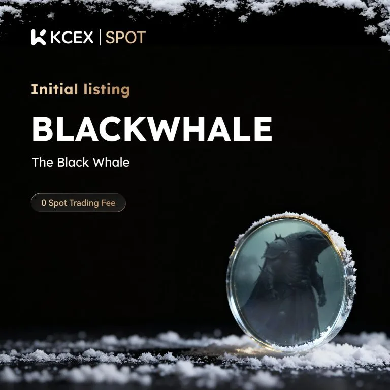 فهرست شدن توکن BLACKWHALE در ۳۰ دسامبر ۲۰۲۵ برای معاملات اسپات کی سی ای ایکس