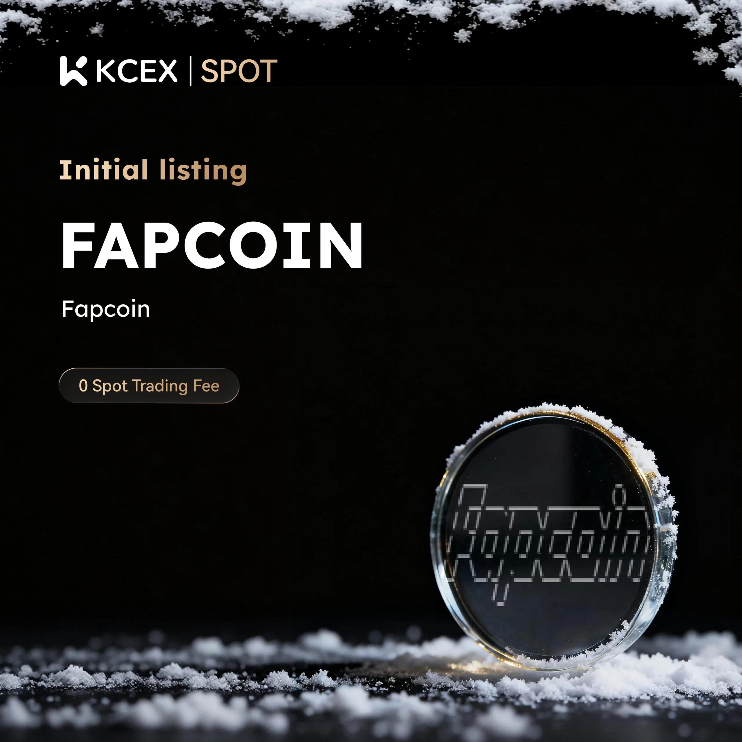 توکن FAPCOIN در تاریخ ۱۳ دسامبر ۲۰۲۵ در کی سی ای ایکس لیست شد