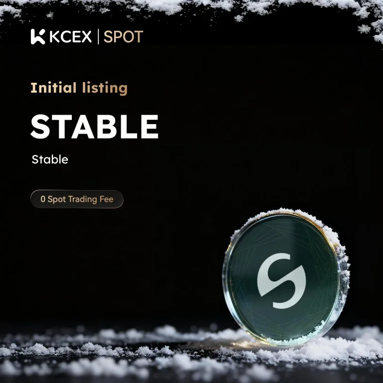 معاملات بیکارمزد توکن STABLE در بازار اسپات کی سی ای ایکس از ۸ دسامبر ۲۰۲۵