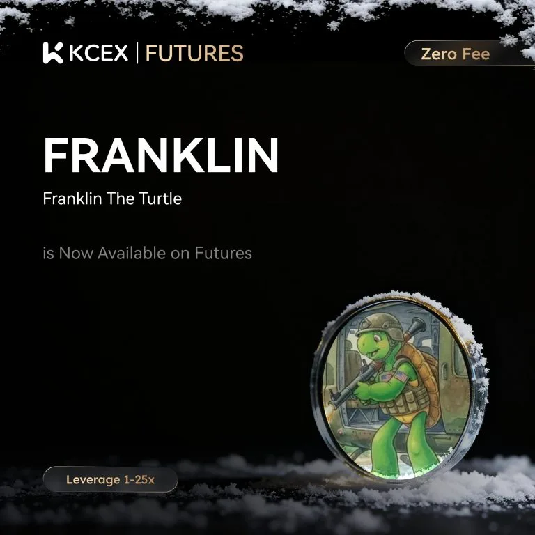 لیست شدن معاملات فیوچرز دائمی FRANKLIN در کی سی ای ایکس در ۸ دسامبر ۲۰۲۵