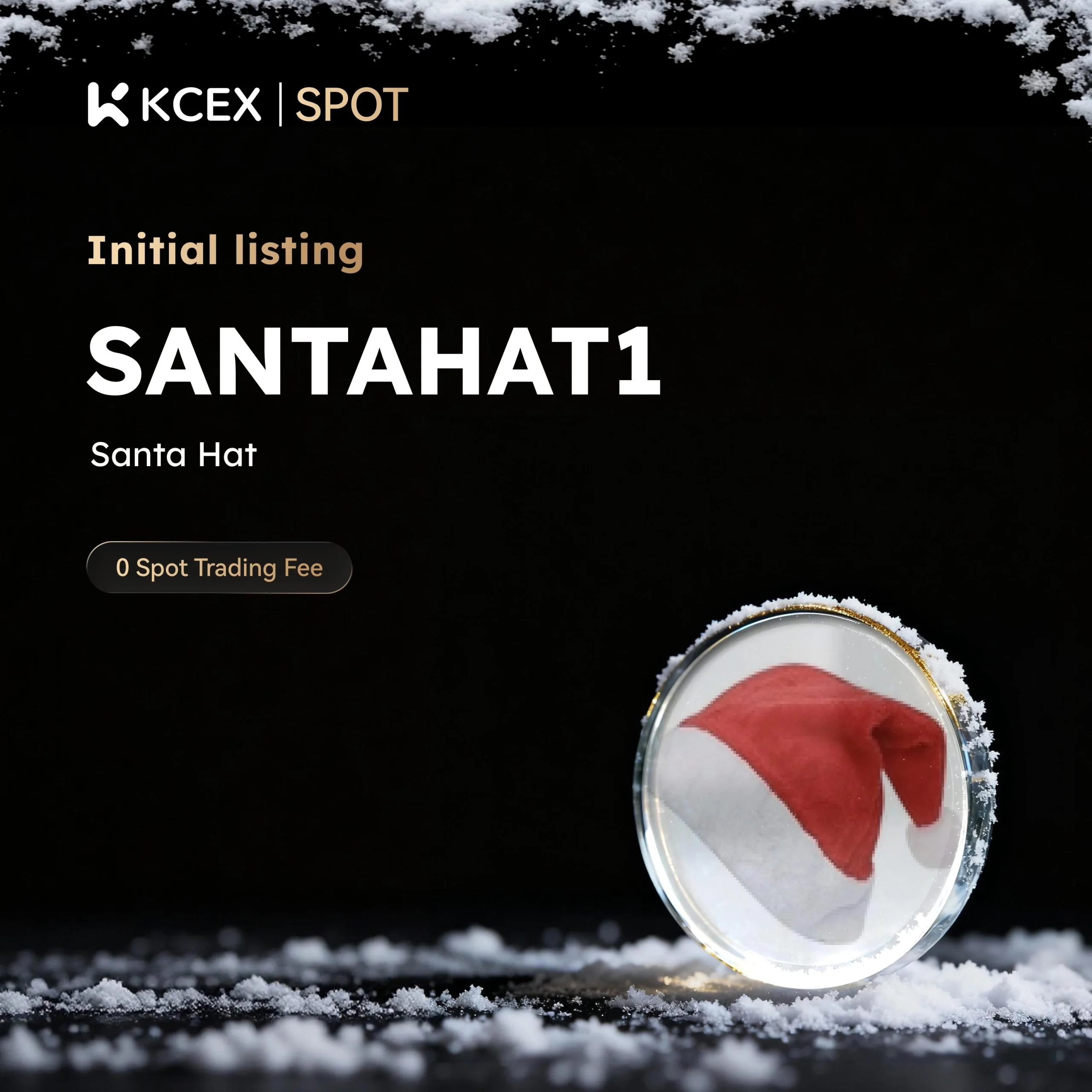 توکن SANTAHAT1 در ۶ دسامبر به صرافی کی سی ای ایکس اضافه شد