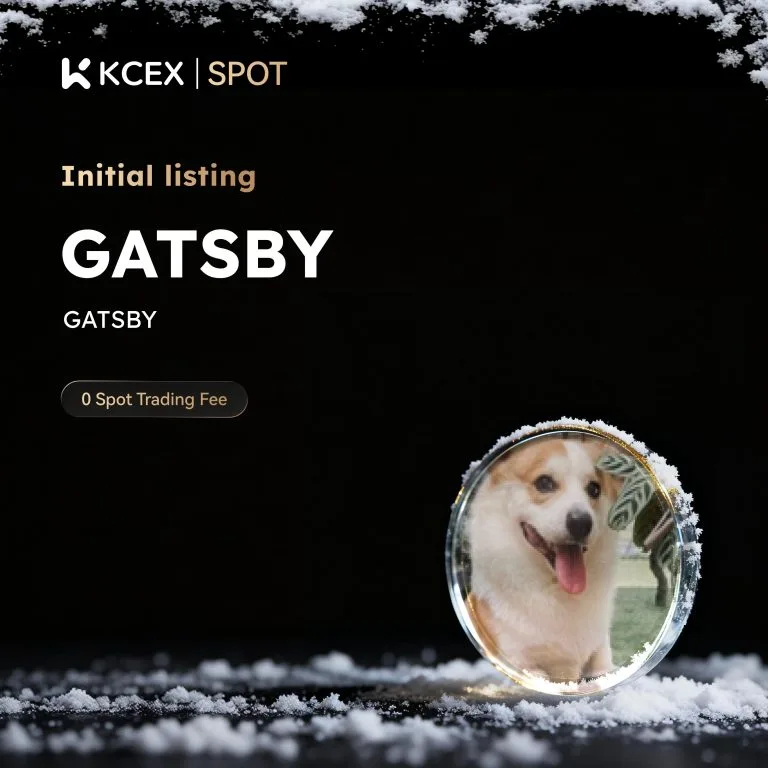 توکن GATSBY به لیست ارزهای کی سی ای ایکس در ۸ دسامبر ۲۰۲۵ اضافه شد