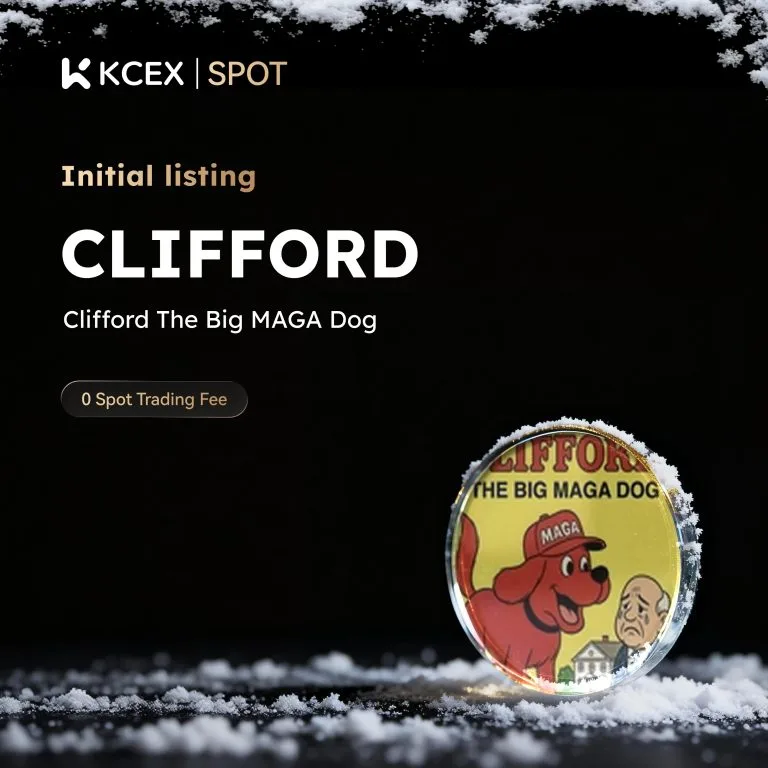 توکن CLIFFORD در ۱۱ دسامبر به بازار اسپات کی سی ای ایکس اضافه شد