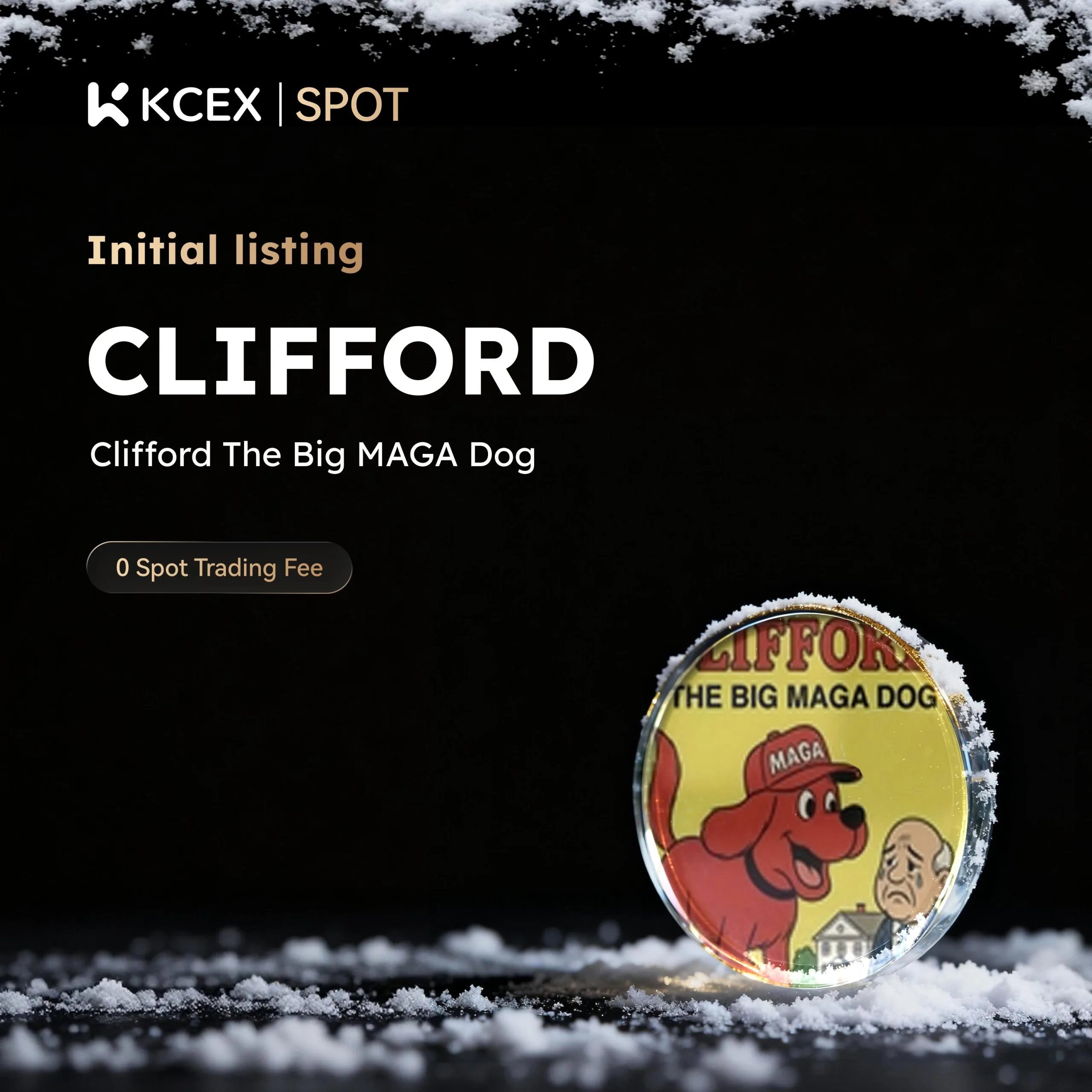 توکن CLIFFORD در ۱۱ دسامبر به بازار اسپات کی سی ای ایکس اضافه شد