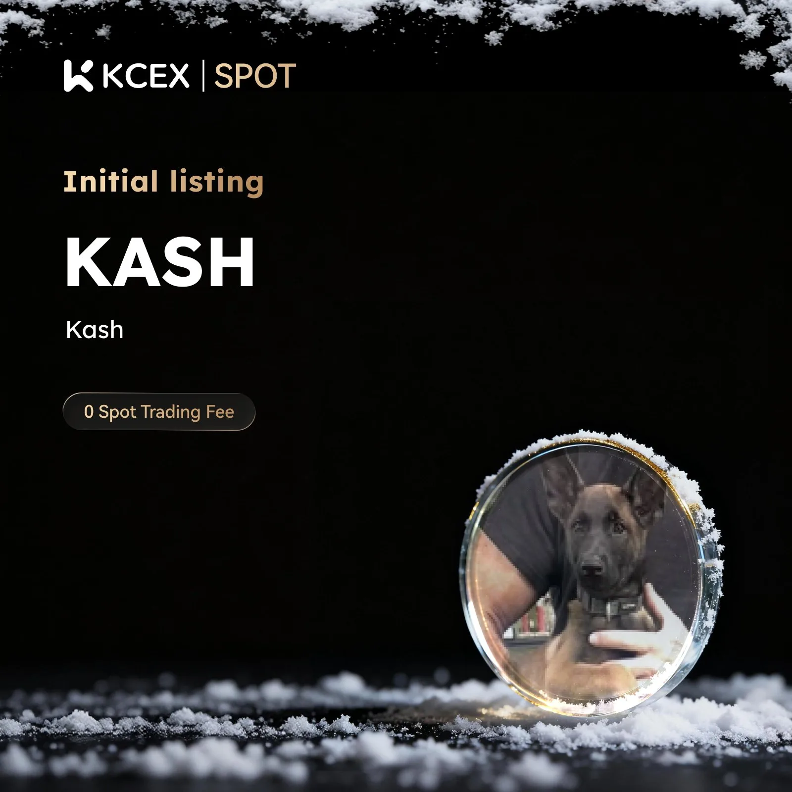 توکن KASH در ۱۷ دی ۱۴۰۴ به بازار اسپات کی سی ای ایکس اضافه شد