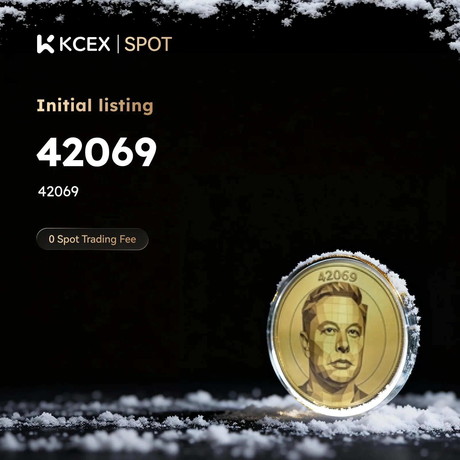 لیست شدن توکن 42069 در بازار اسپات KCEX در ۷ ژانویه ۲۰۲۶