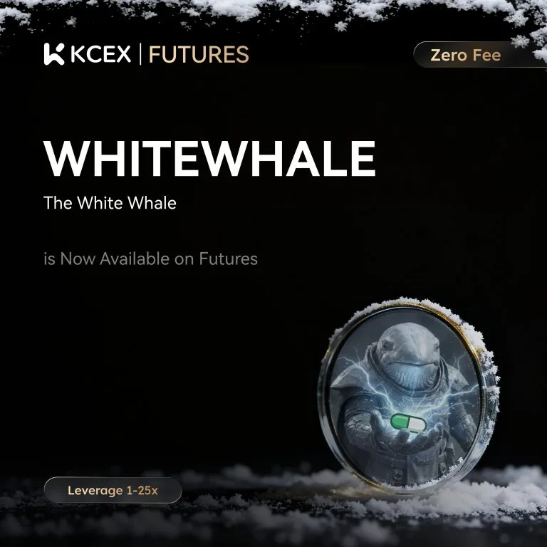 فیوچرز توکن WHITEWHALE در ۷ ژانویه ۲۰۲۶ به بازار کی سی ای ایکس اضافه شد