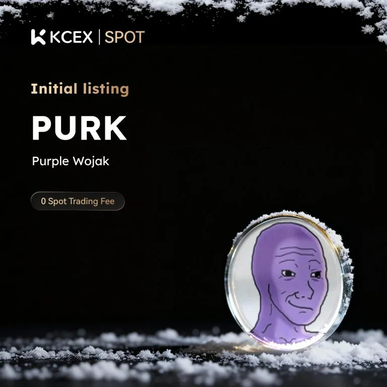 لیست شدن توکن PURK در بازار اسپات کی سی ای ایکس در ۴ ژانویه ۲۰۲۶