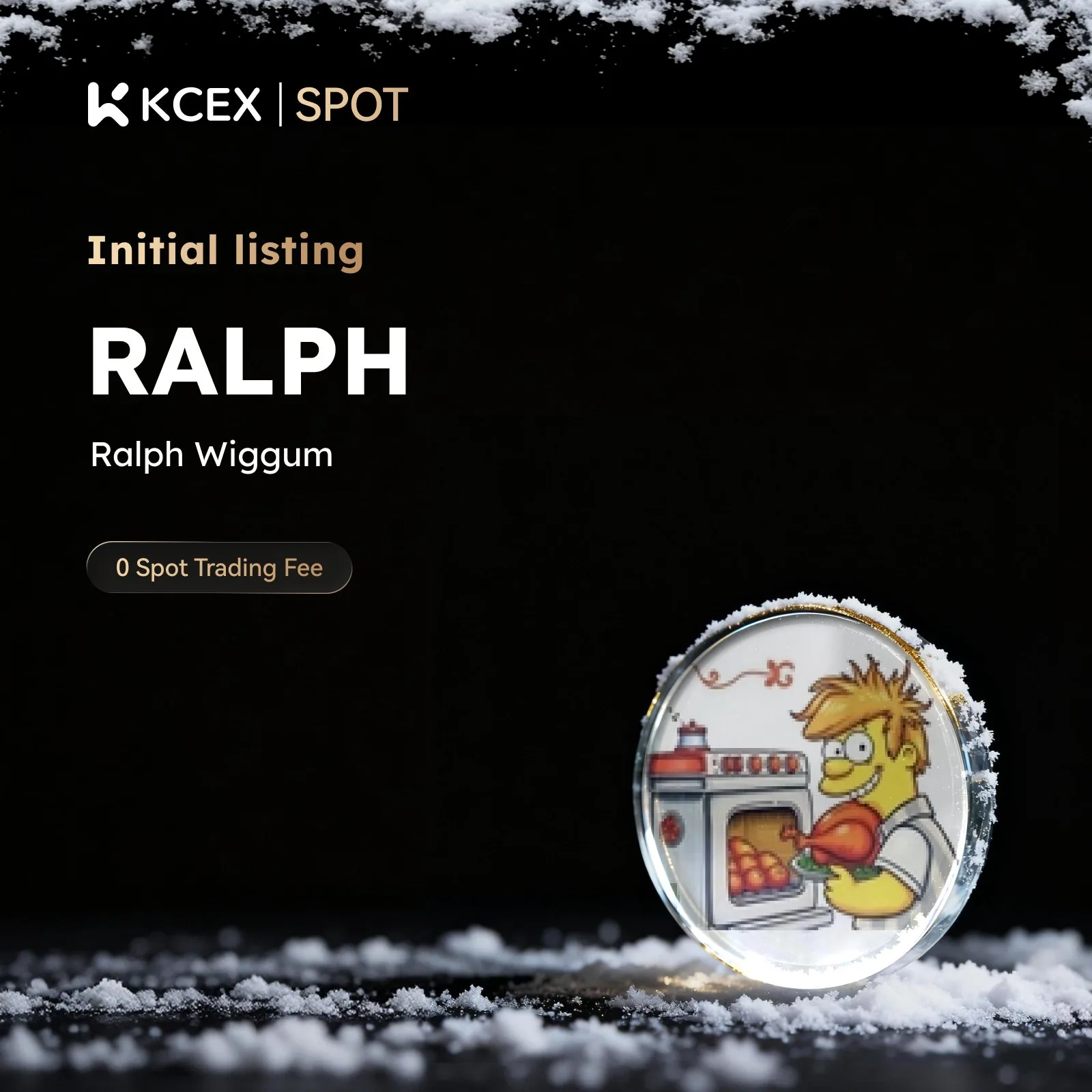 توکن RALPH در ۶ ژانویه ۲۰۲۶ به بازار اسپات کی سی ای ایکس اضافه شد