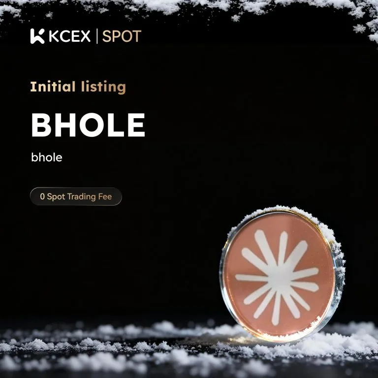 لیست شدن توکن BHOLE در صرافی کی سی ای ایکس در ۶ ژانویه ۲۰۲۶