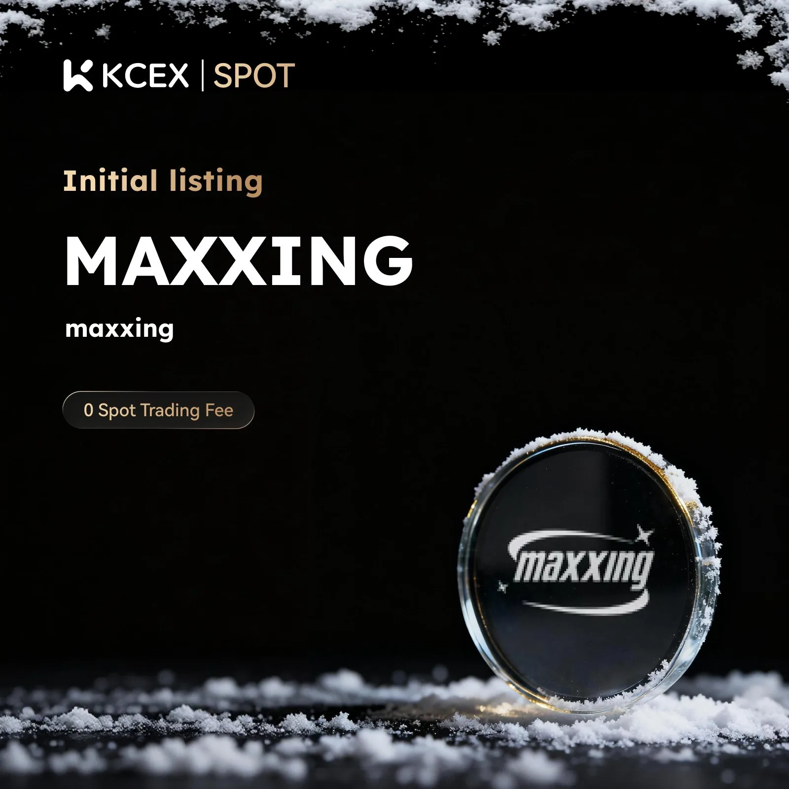 لیستینگ توکن MAXXING در کی سی ای ایکس در ۲۸ بهمن ۱۴۰۴