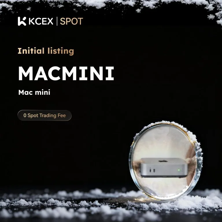 لیست شدن توکن MACMINI در بازار کی سی ای ایکس در ۲۶ فوریه ۲۰۲۶