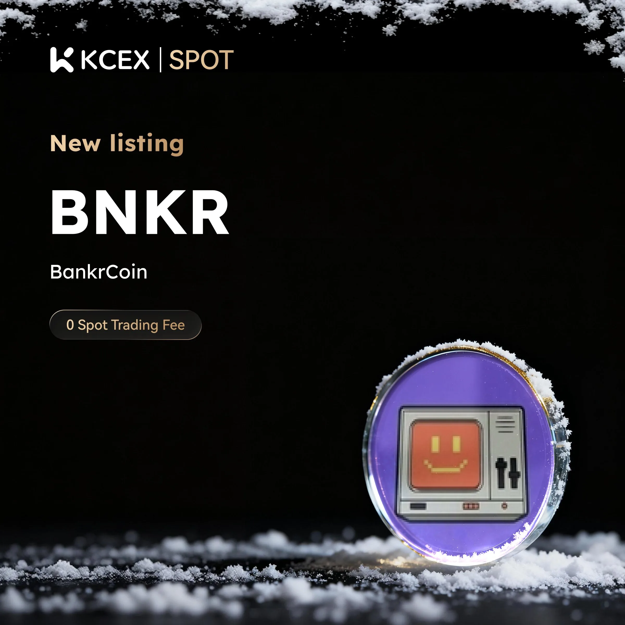 لیست شدن توکن BNKR در ۲۸ بهمن ۱۴۰۴ در صرافی کی سی ای ایکس